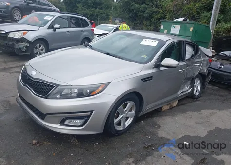 2014 Kia Optima Lx z USA, uszkodzony, nr VIN 5XXGM4A75EG325738